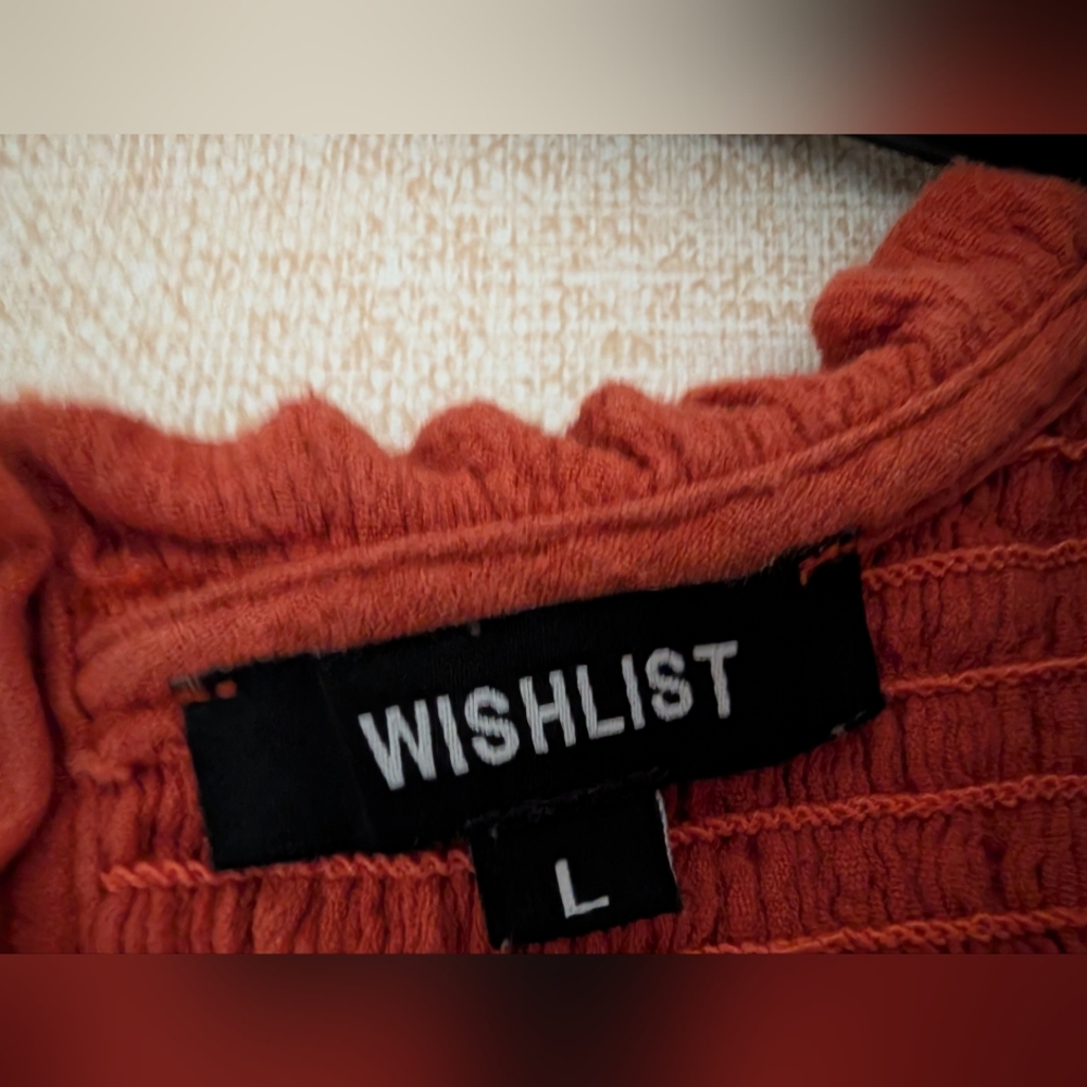 Wishlist Sleeveless Terracotta Tank Top - Picture 3 of 7